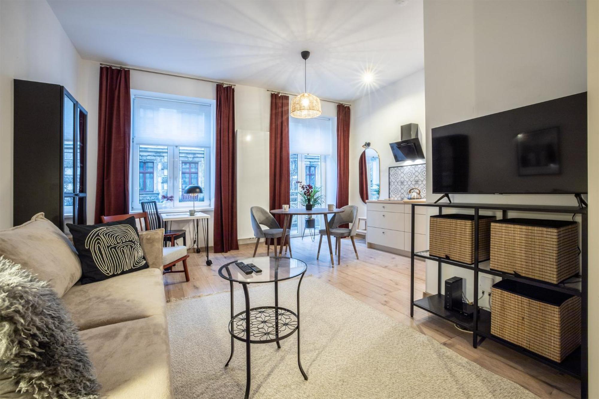 Апартаменты Apartament Prochnika 9 Лодзь Экстерьер фото